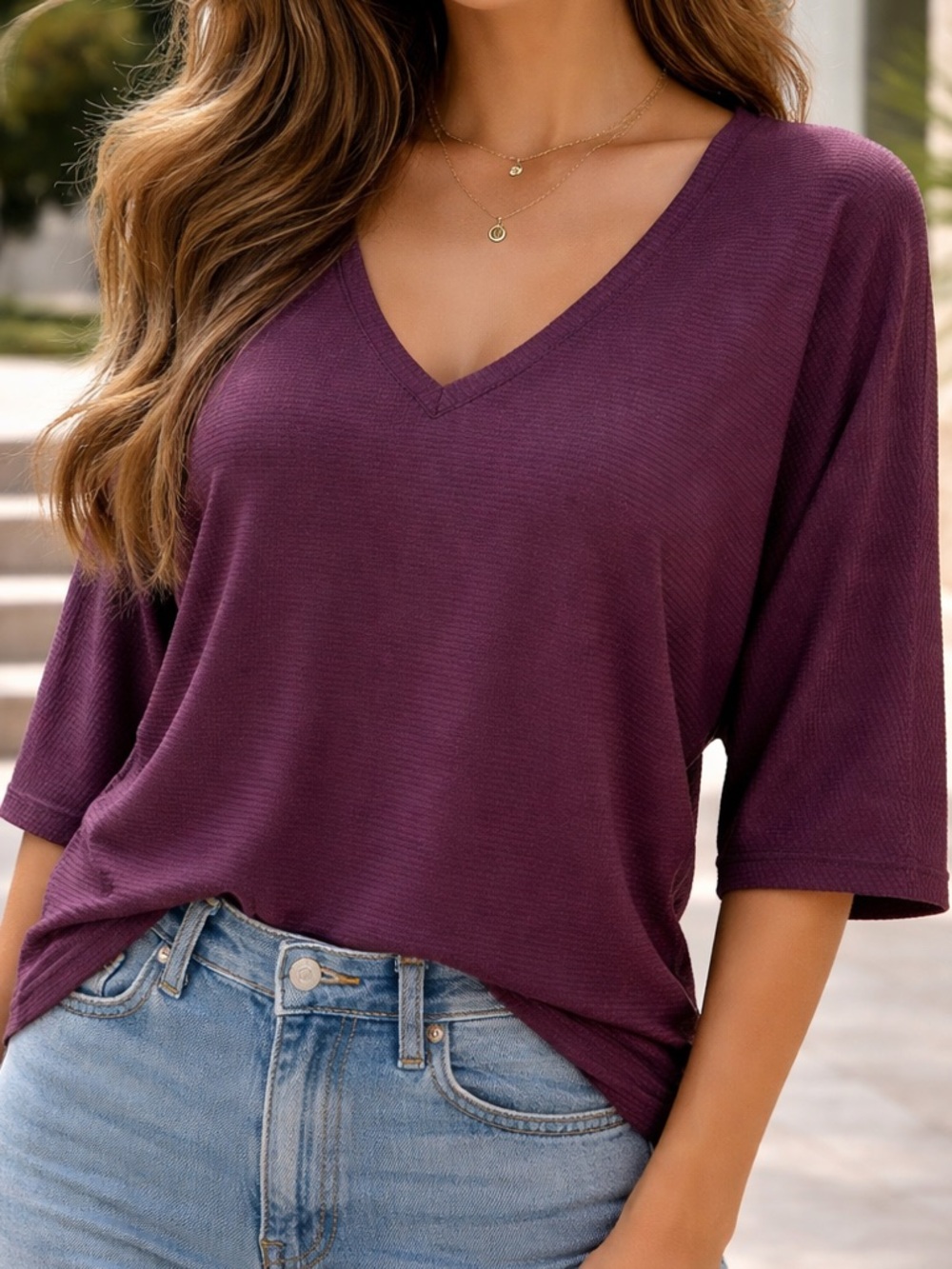 Elbow Sleeve Top